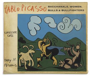 PICASSO, PABLO. Boeck, Wilhelm. Picasso Linoleum Cuts. Bacchanals, Women, Bulls & Bullfighters.